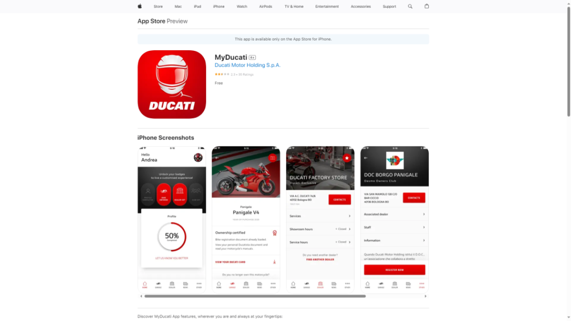 Ducati myapp