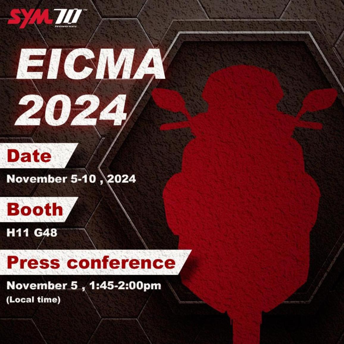 SYM scooter EICMA 2024