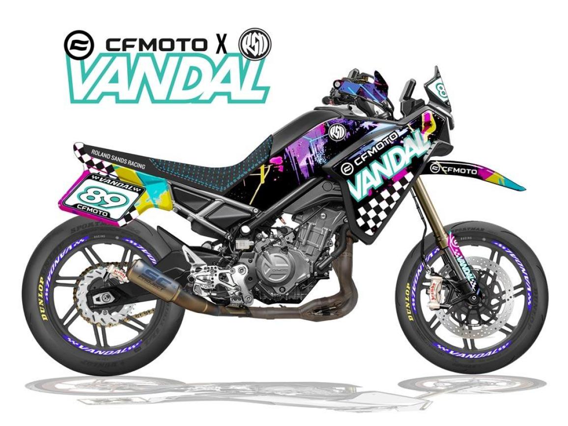 CFMOTO 450MT “The Vandal”: Ο Roland Sands τους έφτιαξε supermoto!