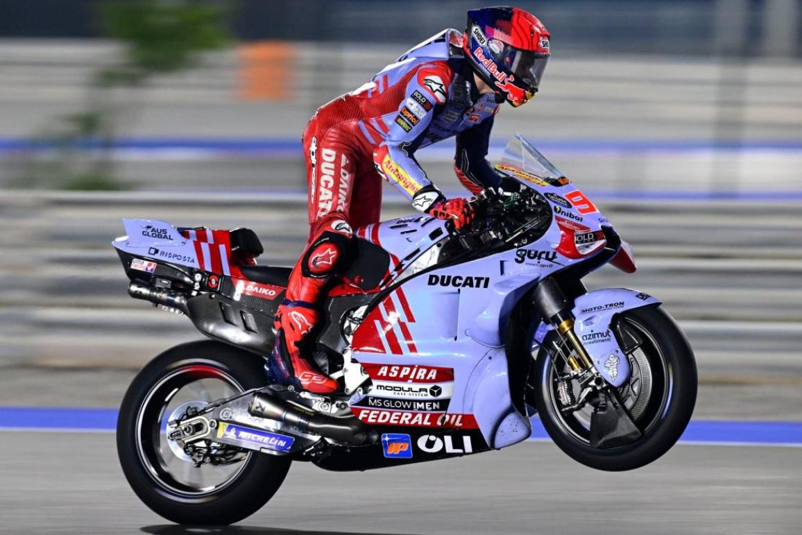 MotoGP Qatar Test, ημέρα 2η – Ο Bagnaia διαλύει το ρεκόρ πίστας, η Ducati κάνει το 1 – 2 και ο Marquez ξεκινά να πιέζει