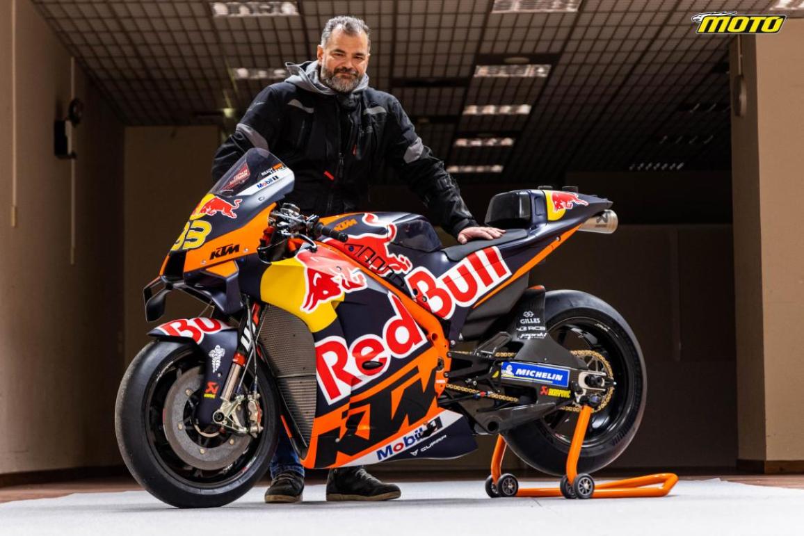 Το KTM RC16 του Brad Binder στην Έκθεση Μοτοσυκλέτας 2023