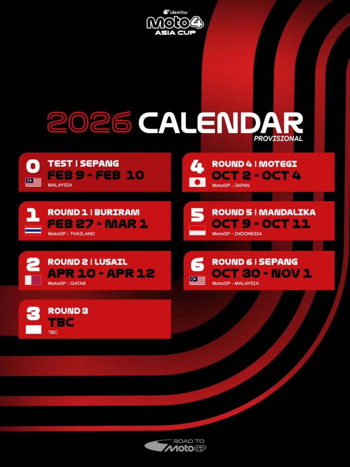 Idemitsu Moto4 Asia Cup 2026