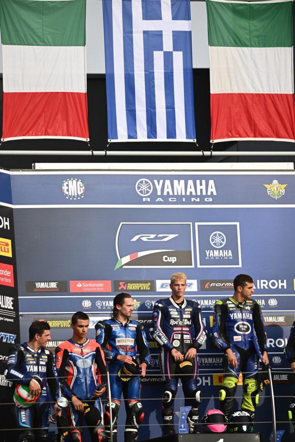 Γιάννης Περιστεράς, Yamaha R7 Cup – Νικητής στο Misano μπροστά από τον Claudio Corti