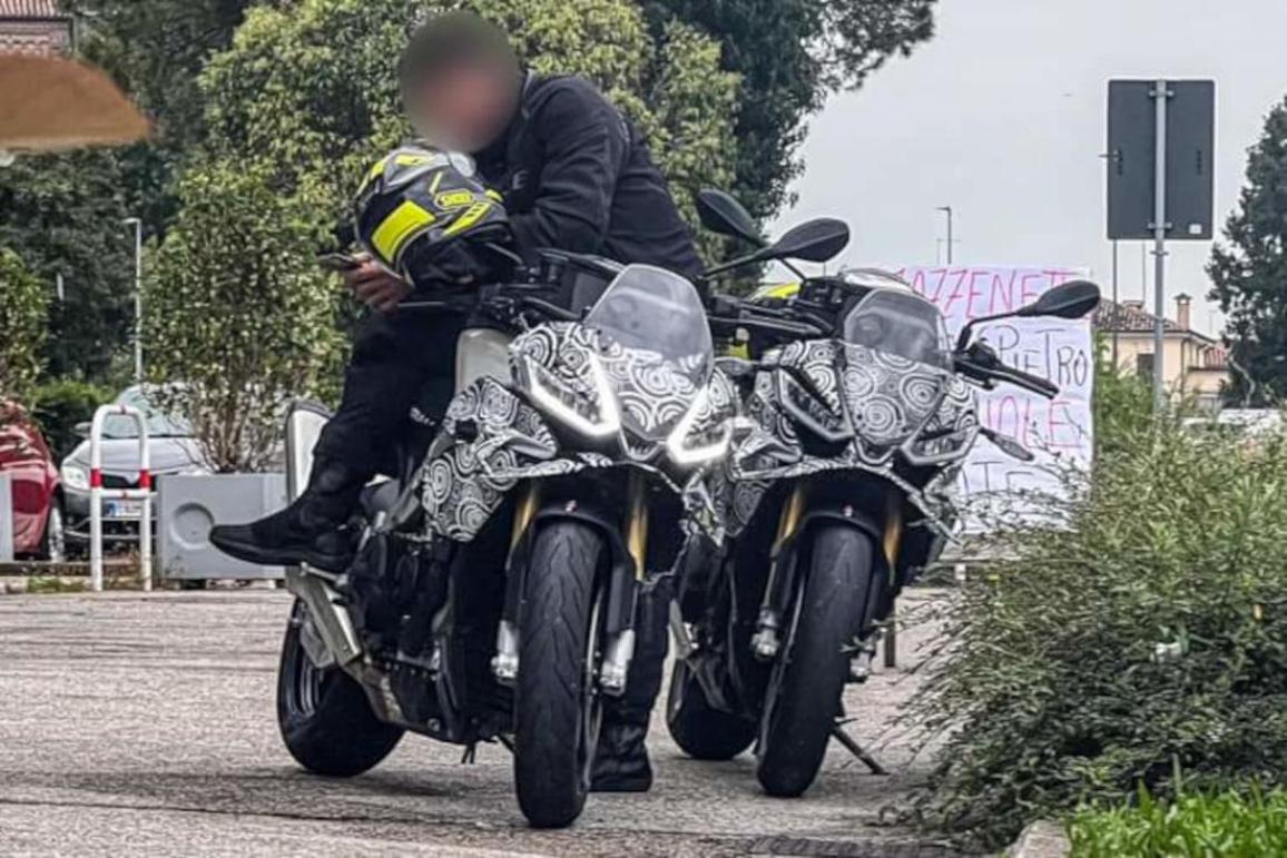 Aprilia Tuono V4 2025 νέο μοντέλο φωτογραφίες spy