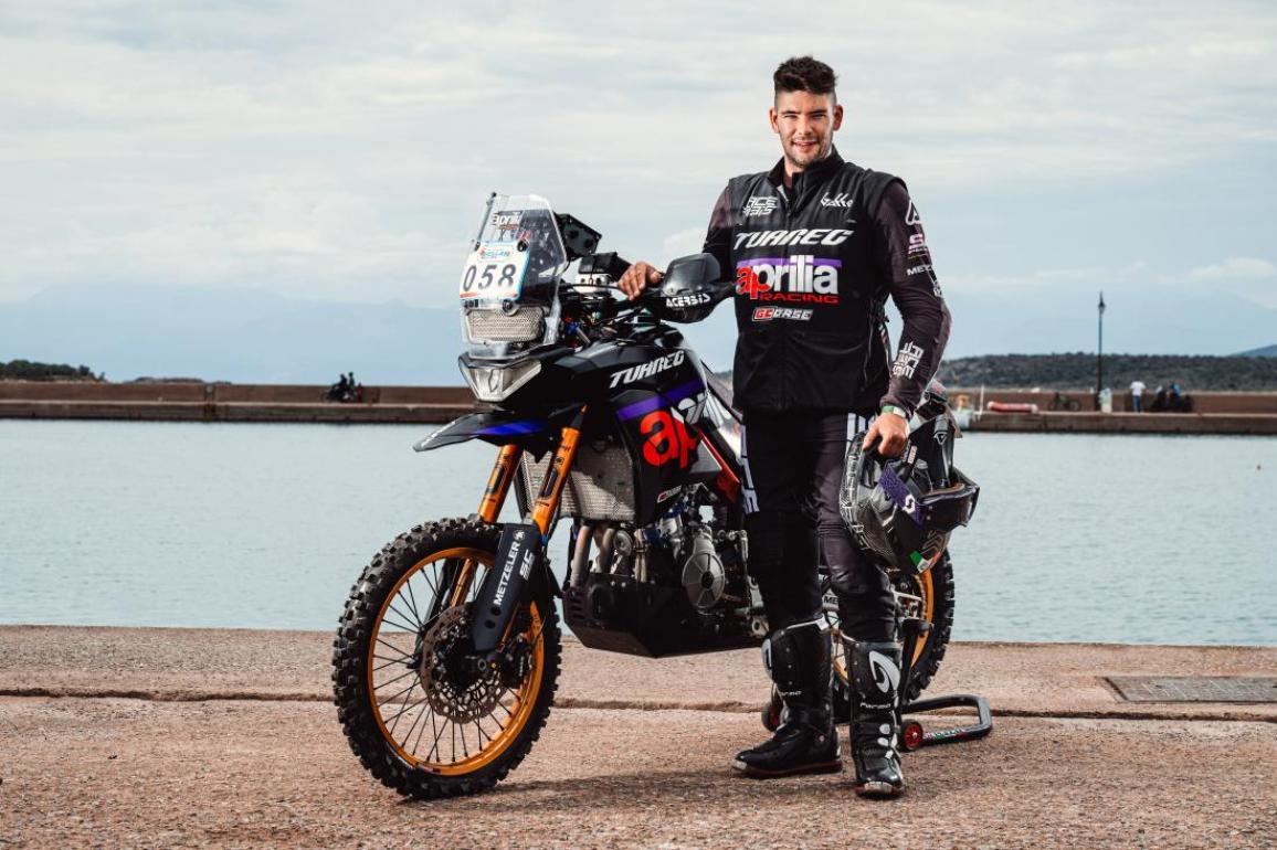 H Aprilia Tuareg Racing στο Hellas Rally Raid με Cerutti και Montanari