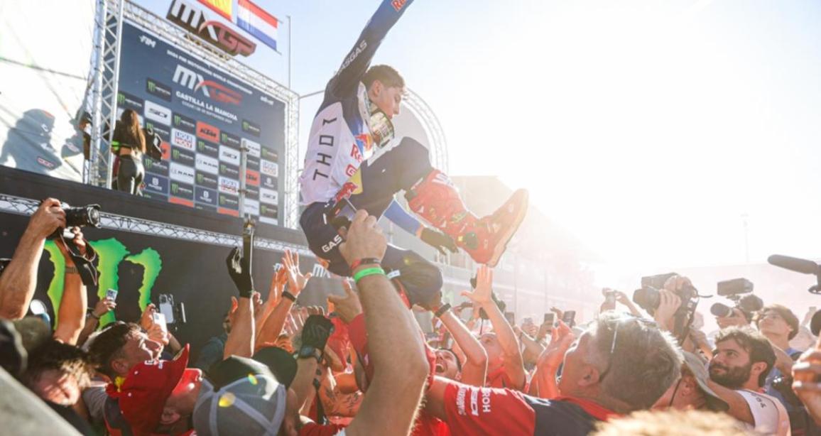 Jorge Prado MXGP παγκόσμιος πρωταθλητής 2024 Motocross