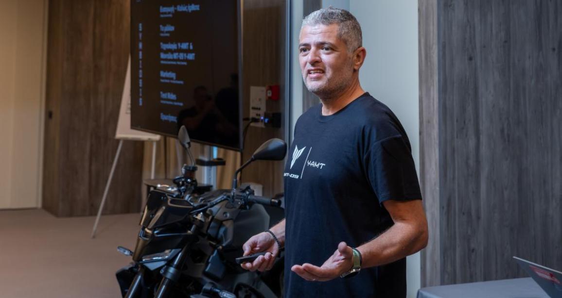 Ο κ. Τάσος Κωνσταντινίδης, διευθυντής Marketing της Yamaha