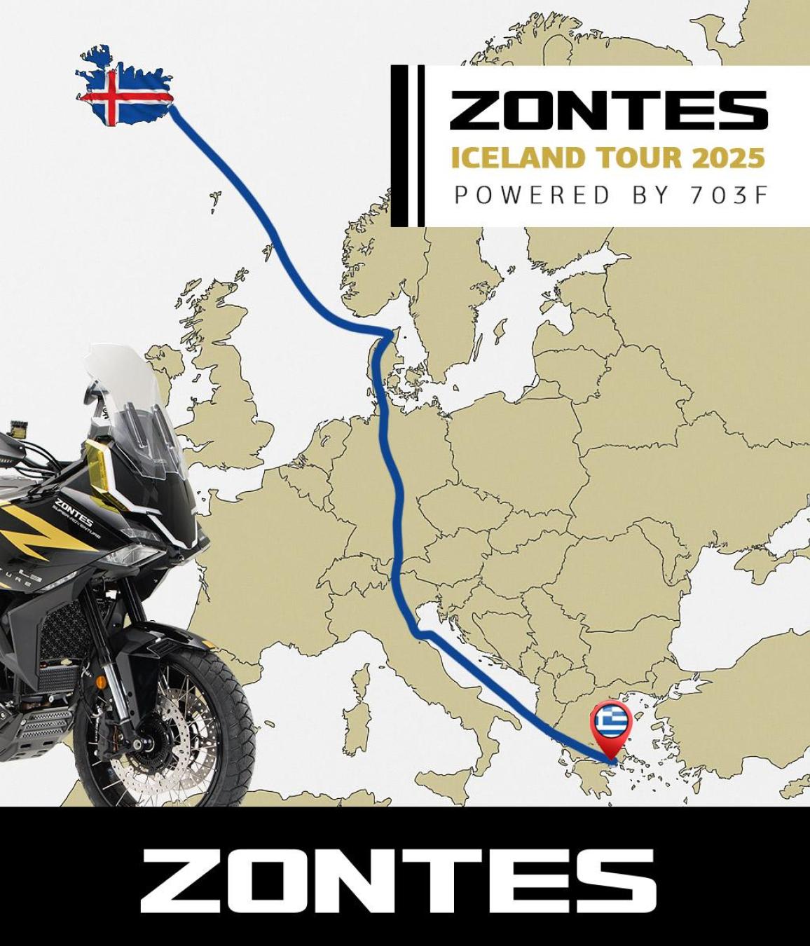 Zontes Iceland Tour 2025 - Κωνσταντίνος Μητσάκης Ισλανδία