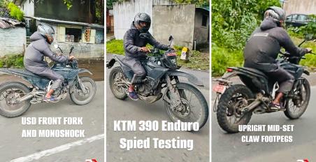 Νέο KTM 390 Advanture Enduro 2025: Πιάστηκε να κυκλοφορεί στην Ινδία